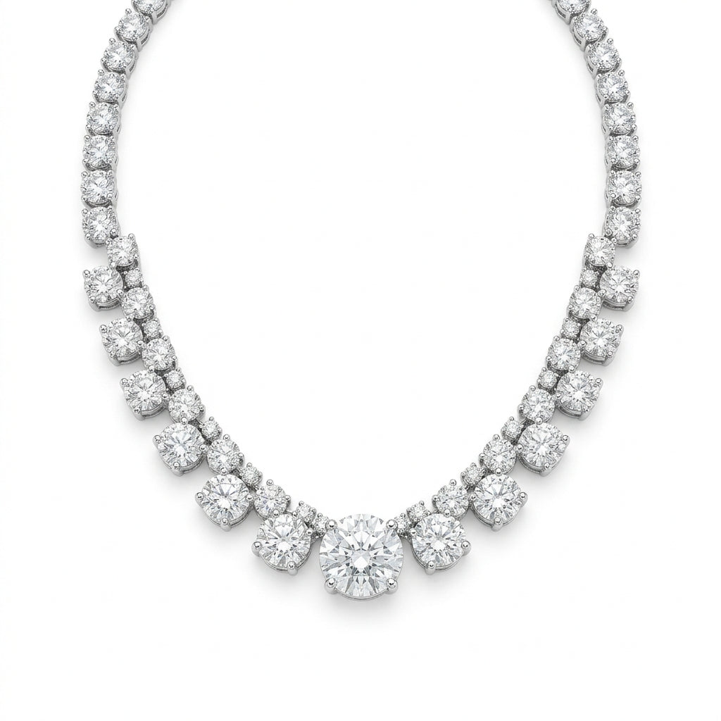 The Celestial Cascade Diamond Riviere