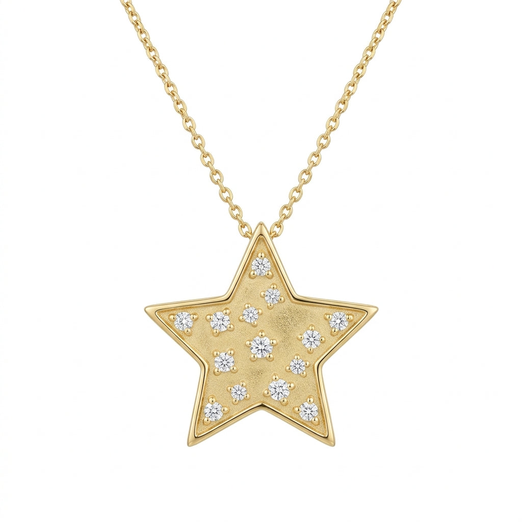 The Constellation Diamond Star Pendant