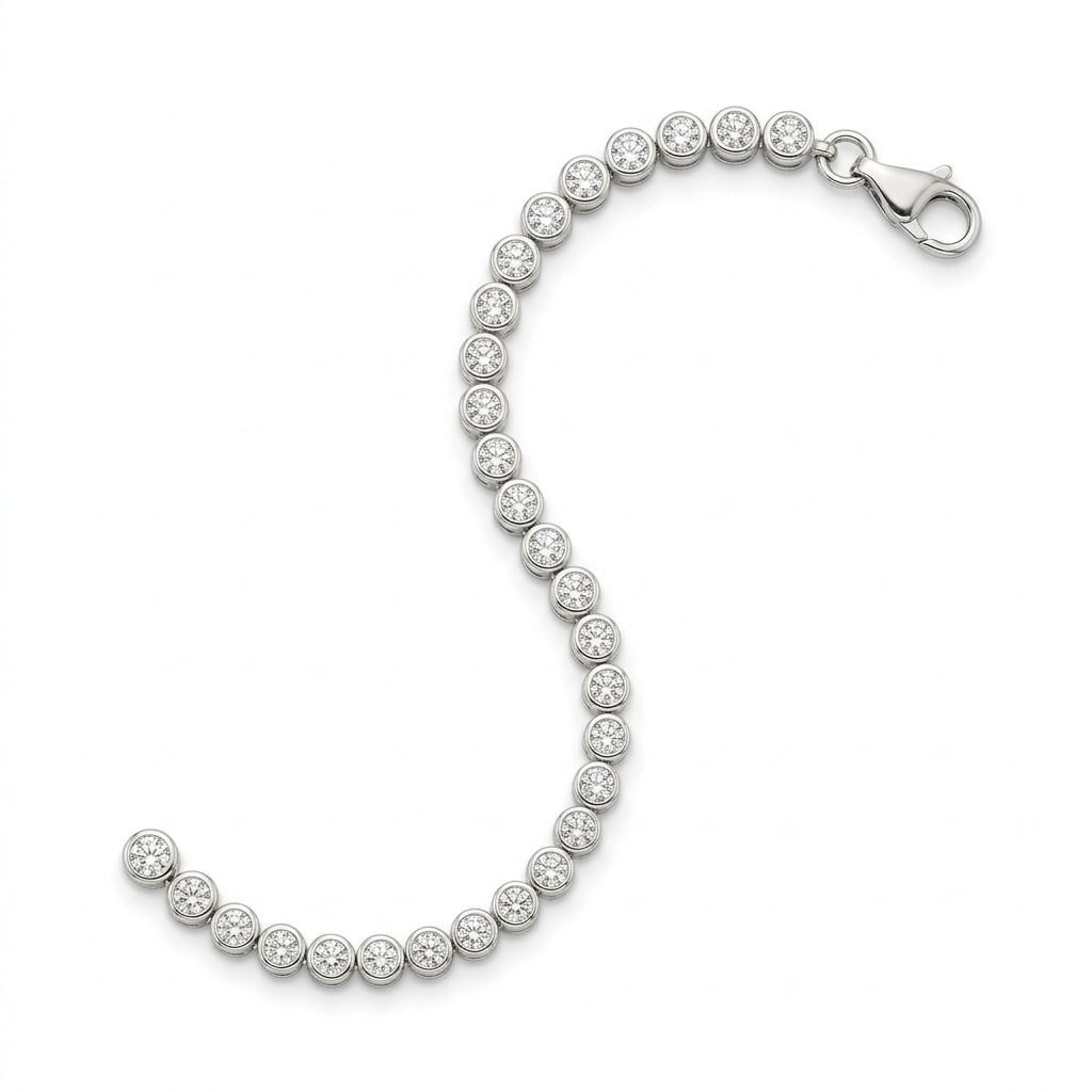 Diamond Eternity Bezel Bracelet