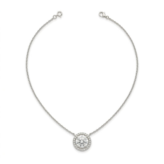 The Eternal Halo Diamond Necklace