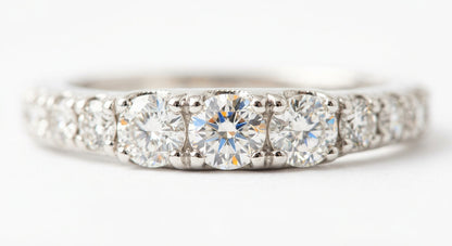 The Eternal Whisper Band - diamond detail close-up