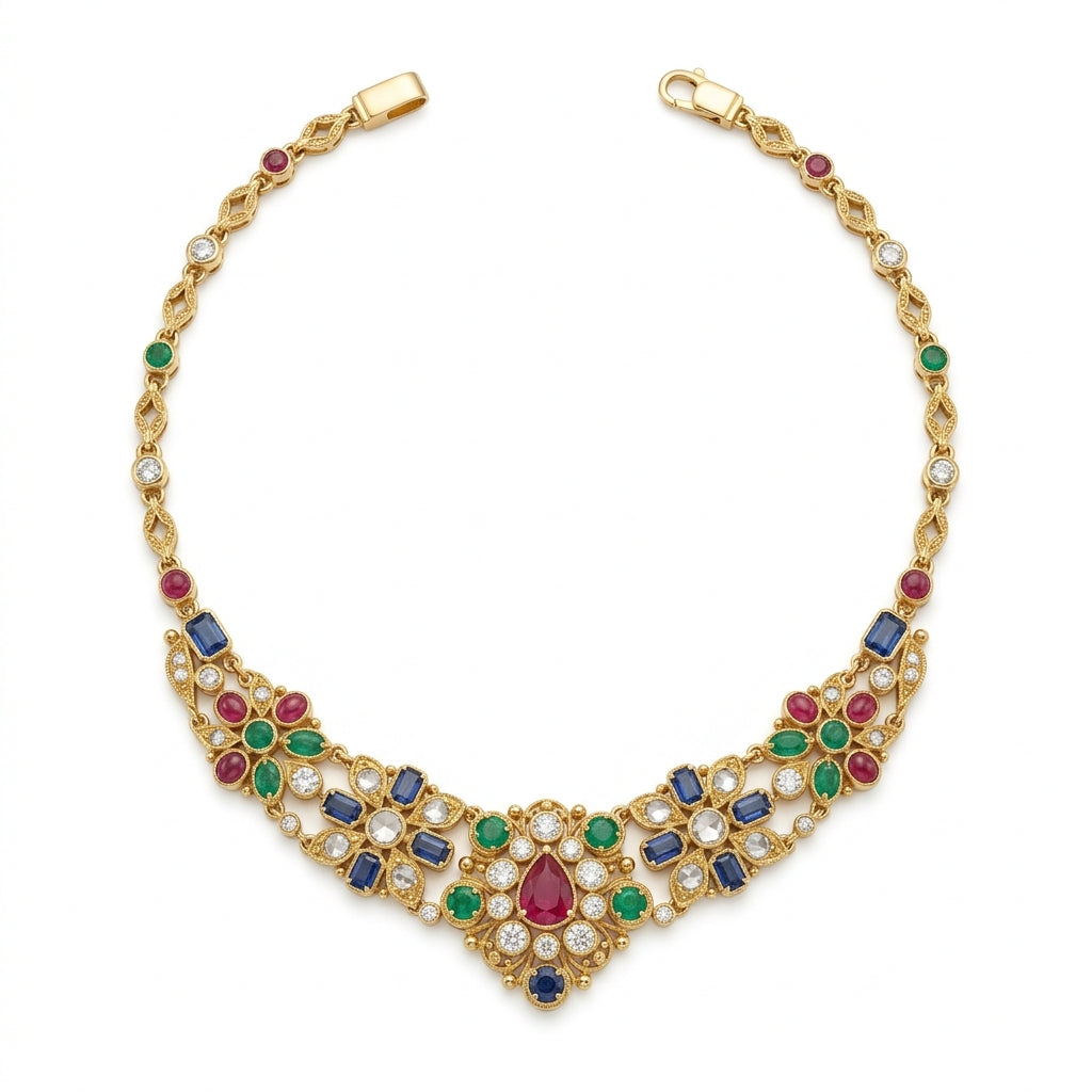 The Heritage Mixed Gemstone Necklace