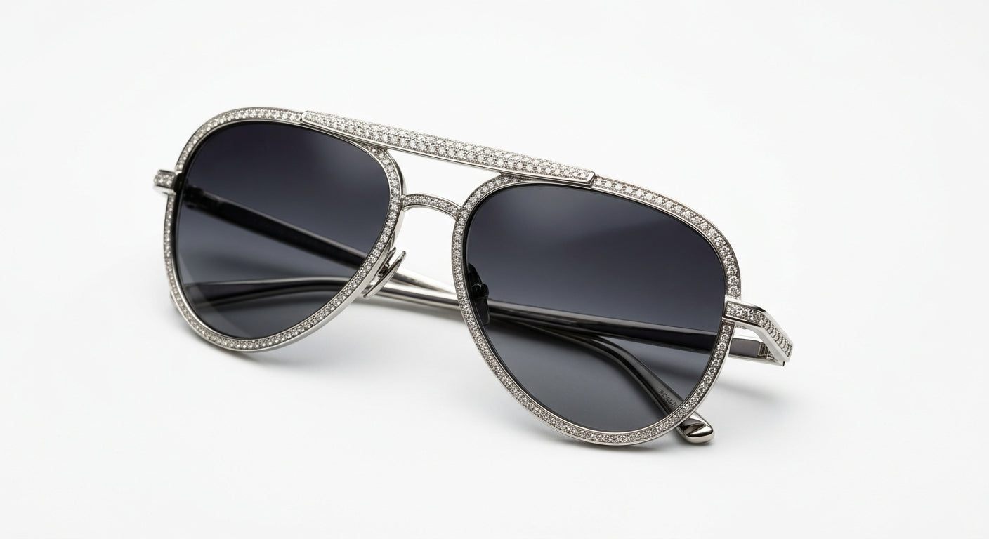 The Lumina Frost Aviators - 3/4 angle view