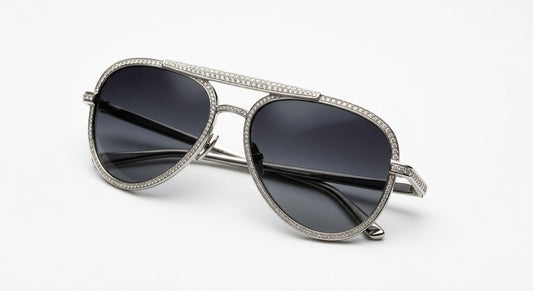 The Lumina Frost Aviators - 3/4 angle view