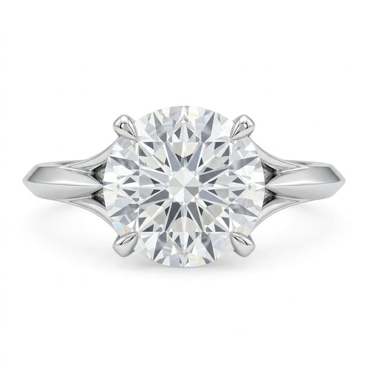 The Solitaire Whisper Round Brilliant Ring