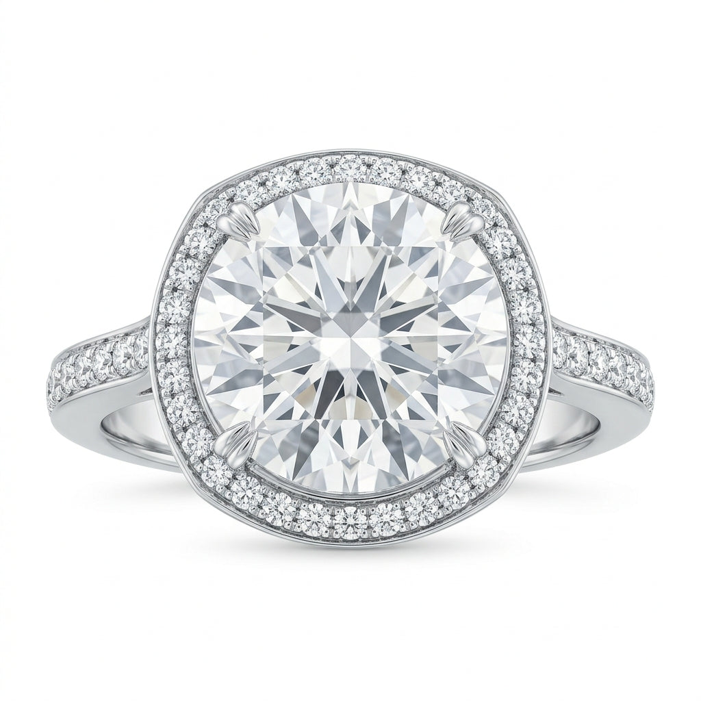 Diamond Knife-Edge Eternity Ring