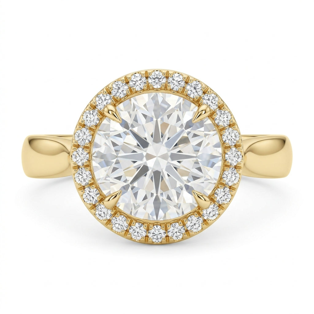 The Celestial East-West Oval Ring