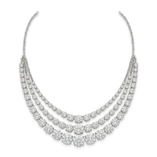 The Tiered Brilliant Diamond Necklace