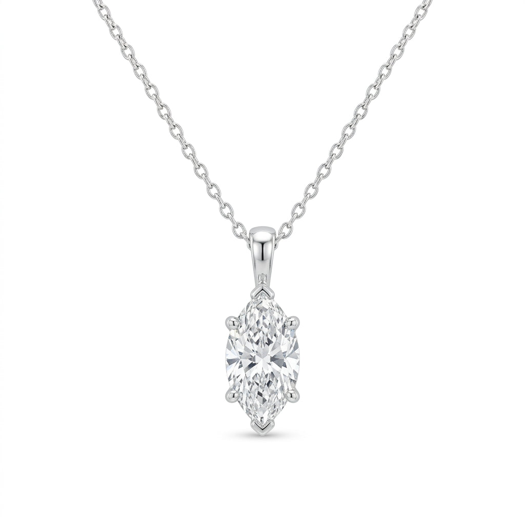 The Whisper Marquise Diamond Pendant