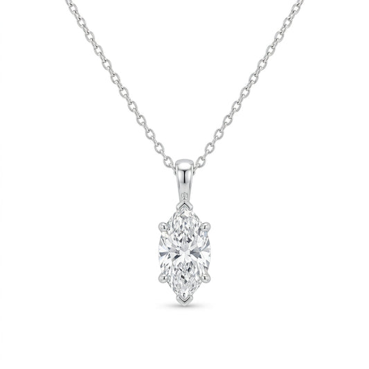 The Whisper Marquise Diamond Pendant